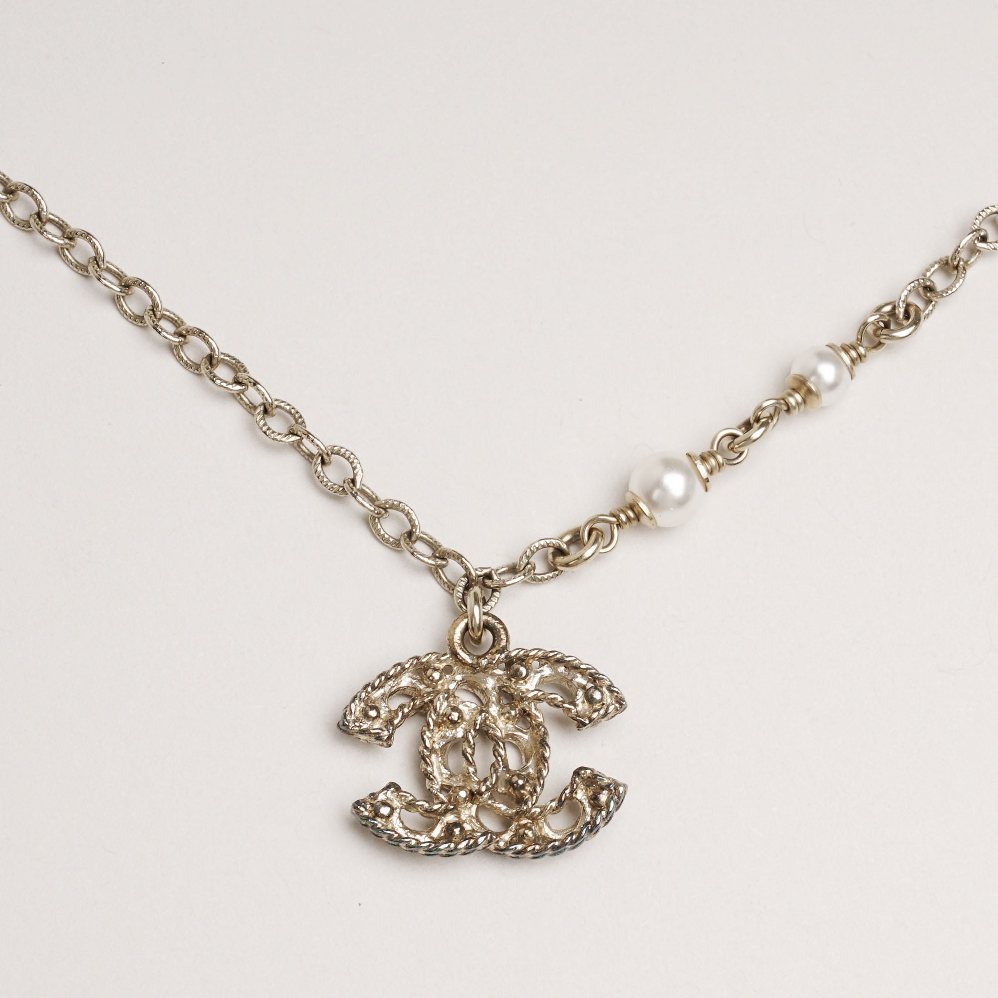 CC Pendant Chain Bracelet - CHANEL - Affordable Luxury image