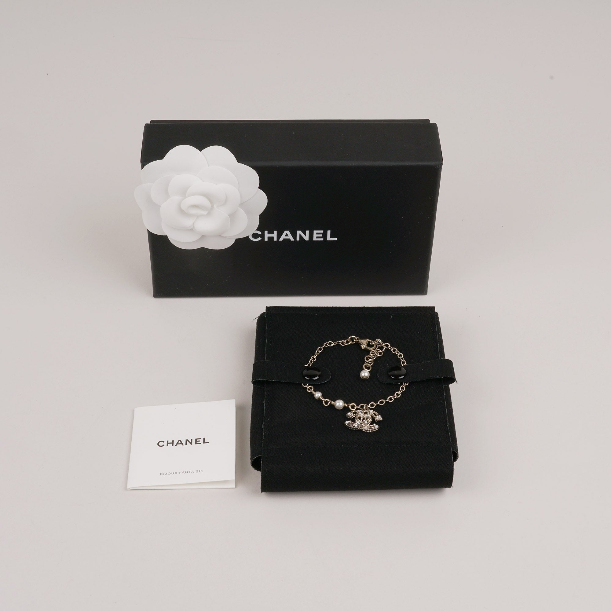 CC Pendant Chain Bracelet - CHANEL - Affordable Luxury image