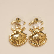 CC Shell Earrings - CHANEL - Affordable Luxury thumbnail image