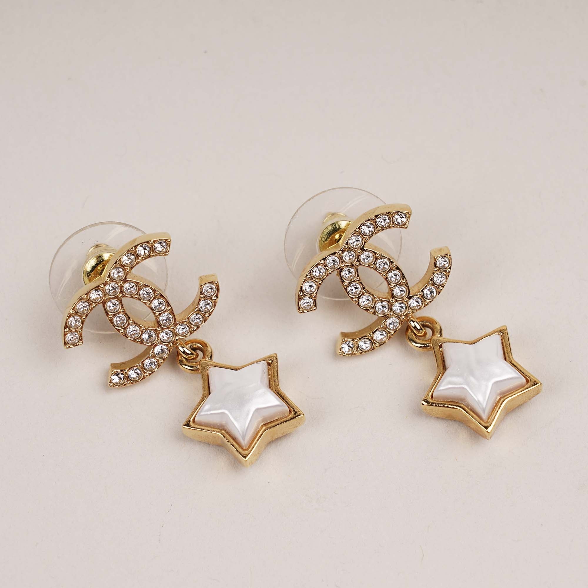 CC Star Earrings - CHANEL - Affordable Luxury image