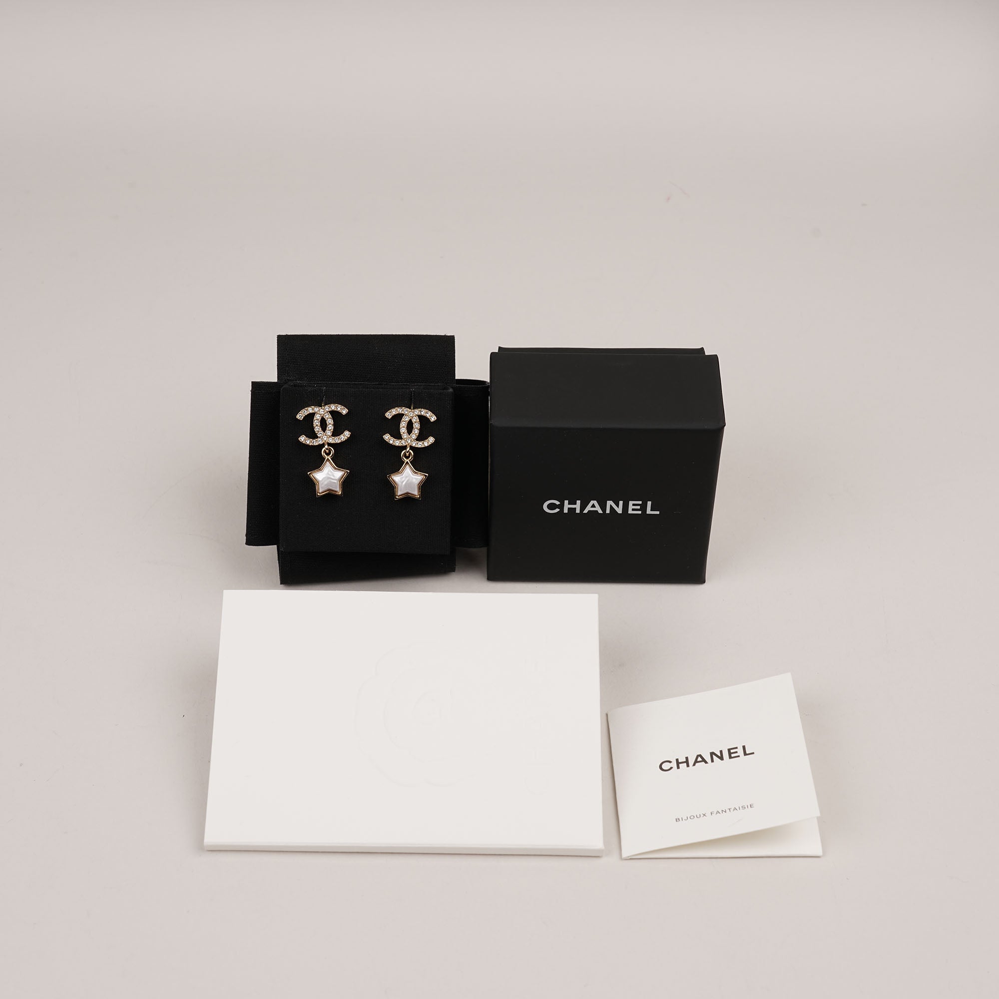 CC Star Earrings - CHANEL - Affordable Luxury image