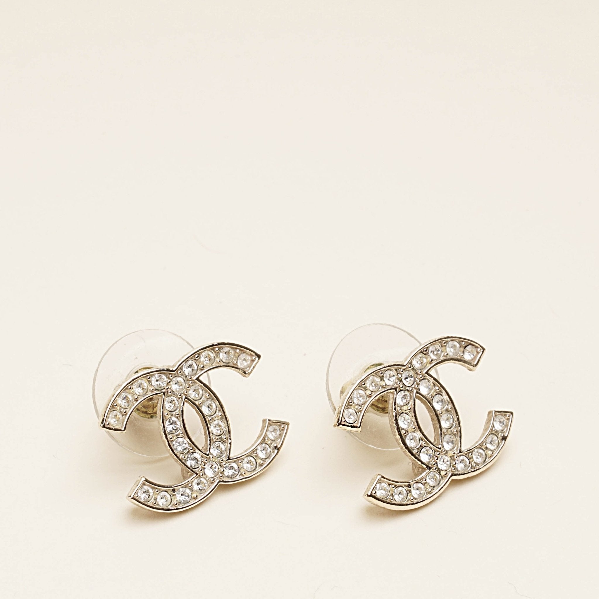 CC Strass Earrings - CHANEL - Affordable Luxury image