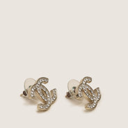 CC Strass Earrings - CHANEL - Affordable Luxury thumbnail image