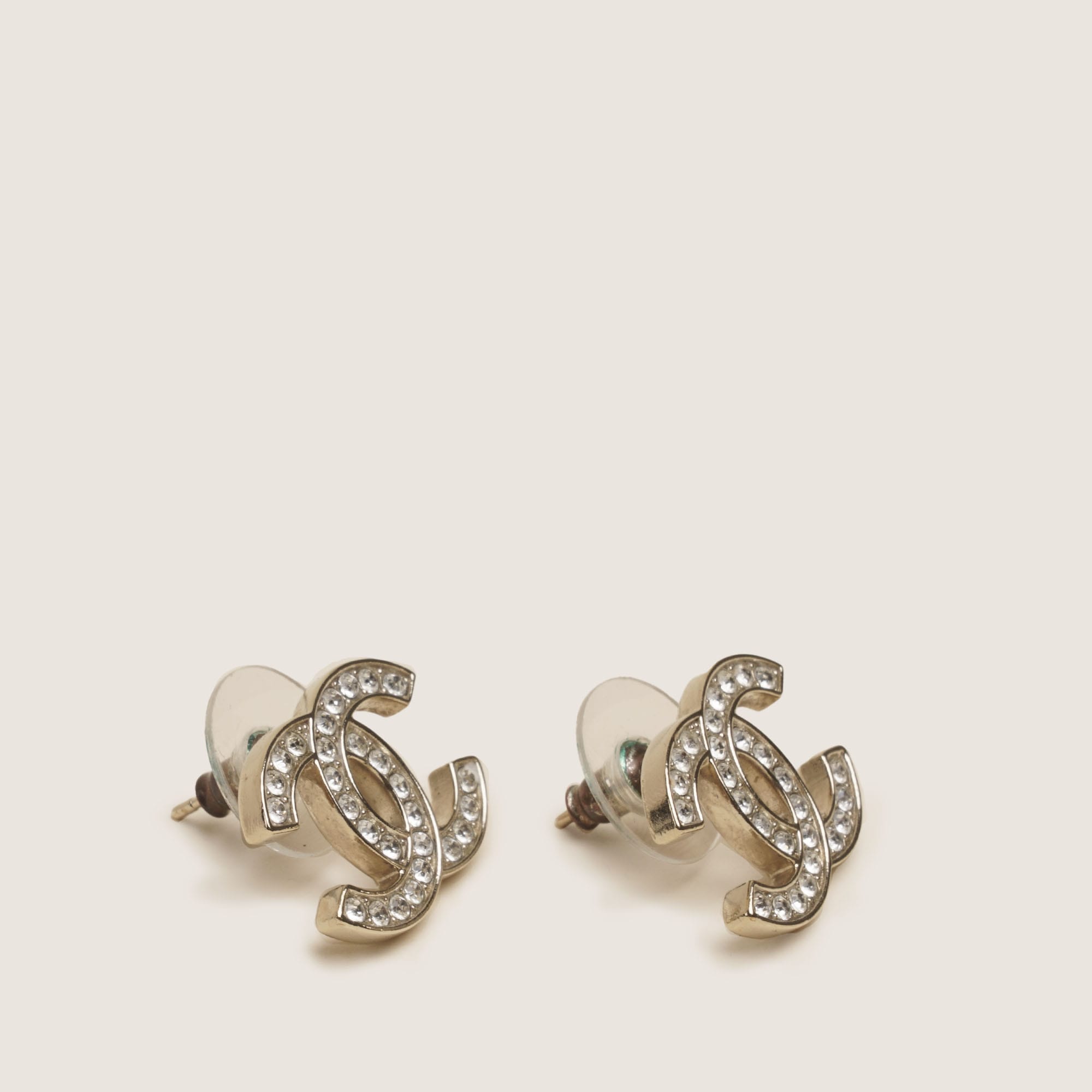 CC Strass Earrings - CHANEL - Affordable Luxury