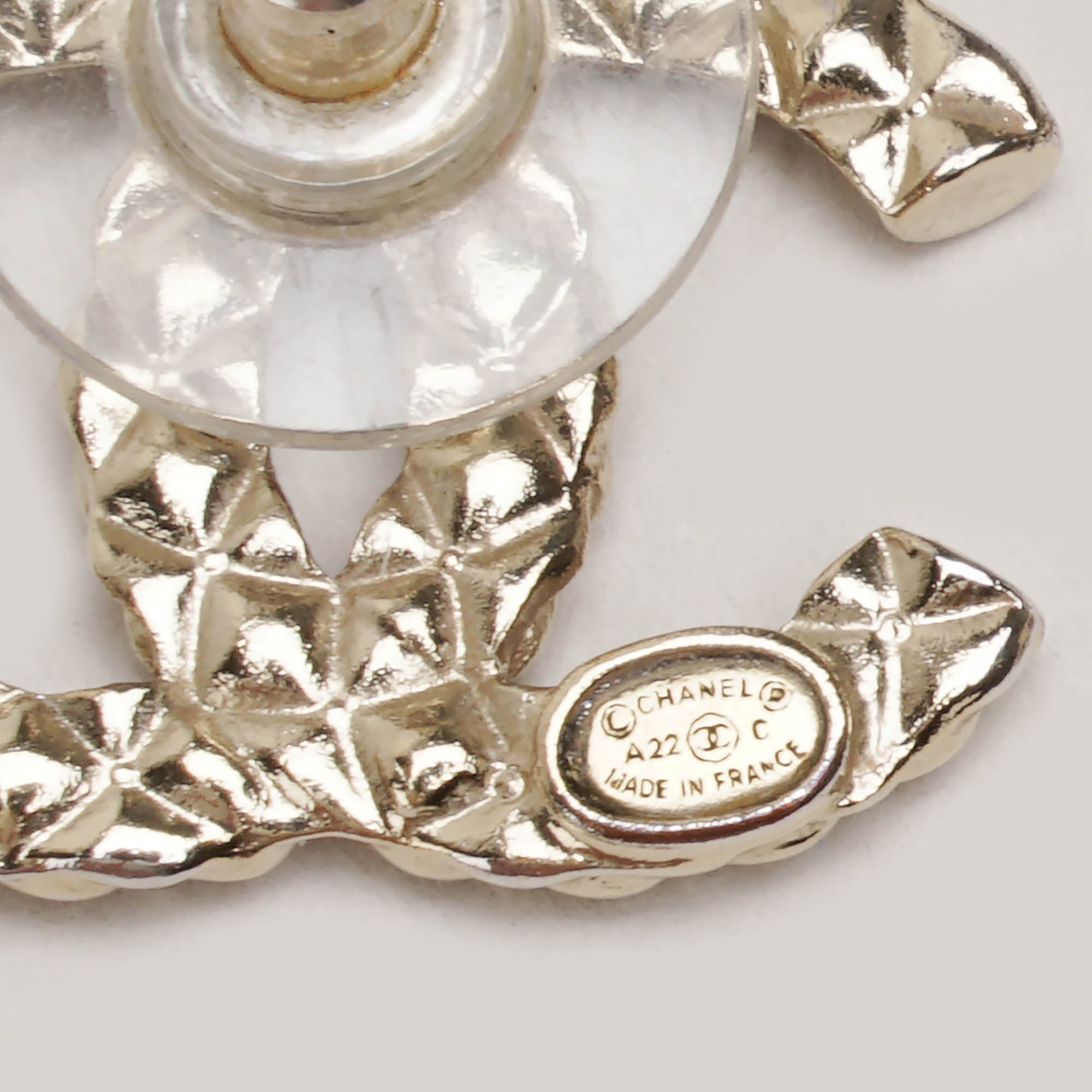 CC Strass Earrings - CHANEL - Affordable Luxury image