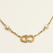 CD Pearl Crystal Necklace - CHRISTIAN DIOR - Affordable Luxury thumbnail image