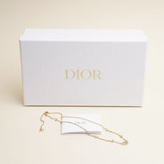 CD Pearl Crystal Necklace - CHRISTIAN DIOR - Affordable Luxury thumbnail image