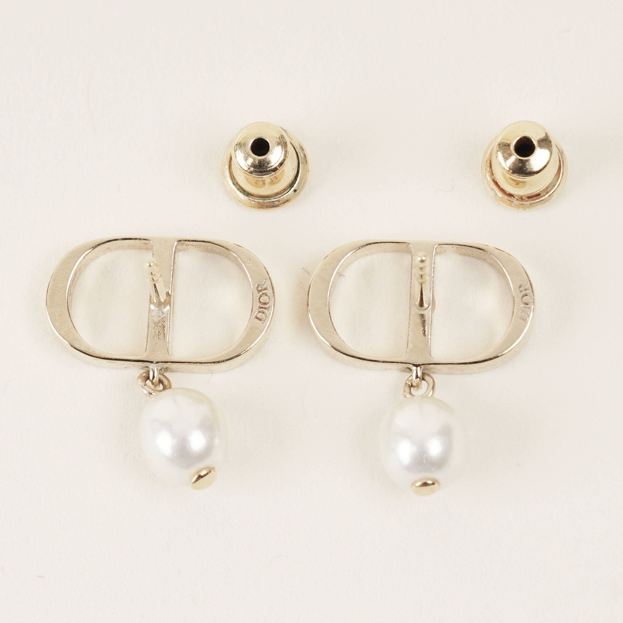 CD Pearl Earrings - CHRISTIAN DIOR - Affordable Luxury image