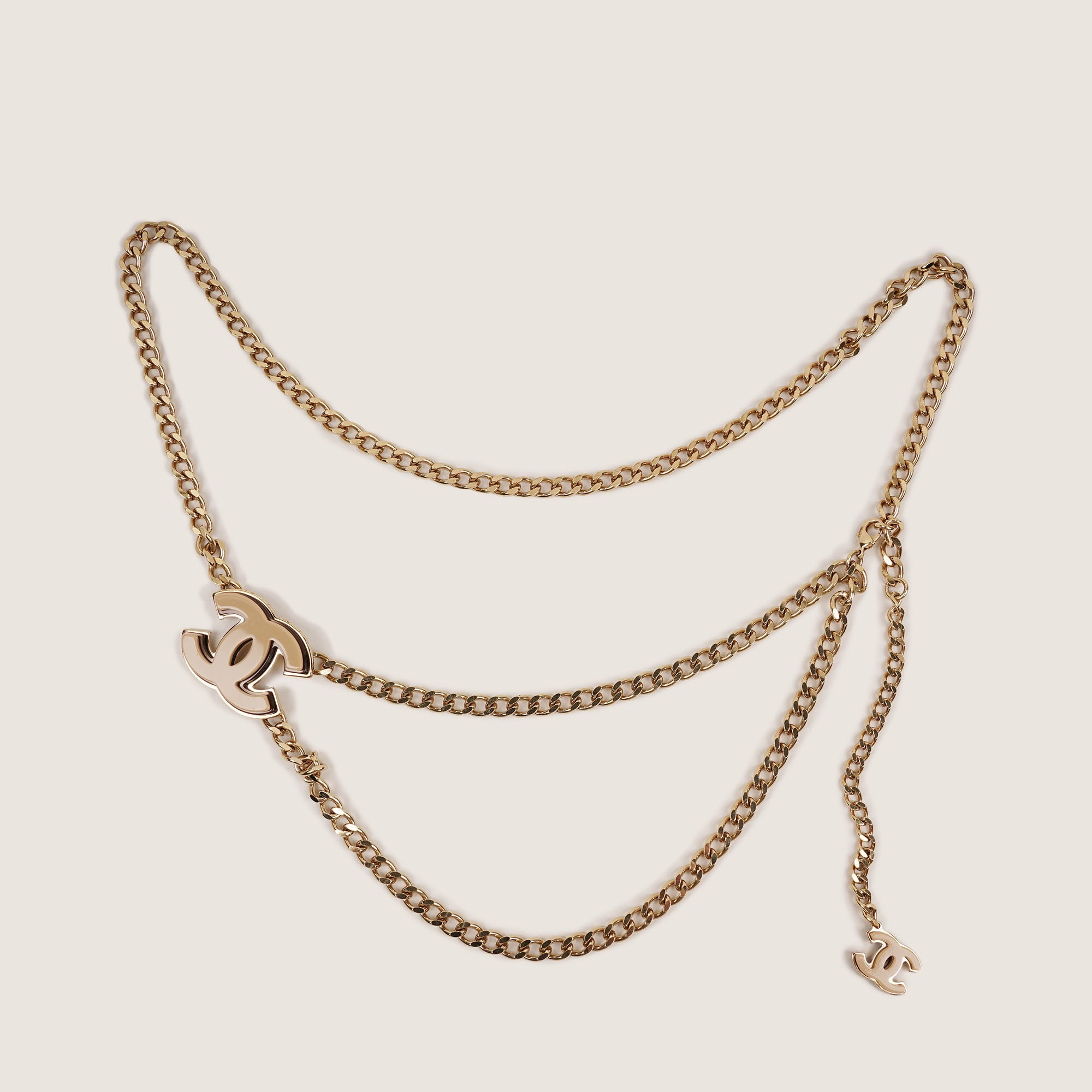 Ceinture CC Pendant Belt - CHANEL - Affordable Luxury