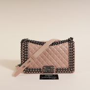 Chain Embellished Old Medium Boy Bag - CHANEL - Affordable Luxury thumbnail image