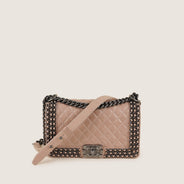 Chain Embellished Old Medium Boy Bag - CHANEL - Affordable Luxury thumbnail image