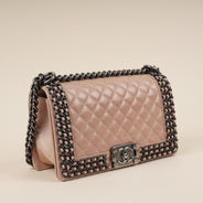 Chain Embellished Old Medium Boy Bag - CHANEL - Affordable Luxury thumbnail image