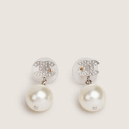 Chanel CC Drop Earrings - CHANEL - Affordable Luxury thumbnail image