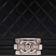 Chanel Old Medium Boy Bag Black Lambskin - CHANEL - Affordable Luxury thumbnail image