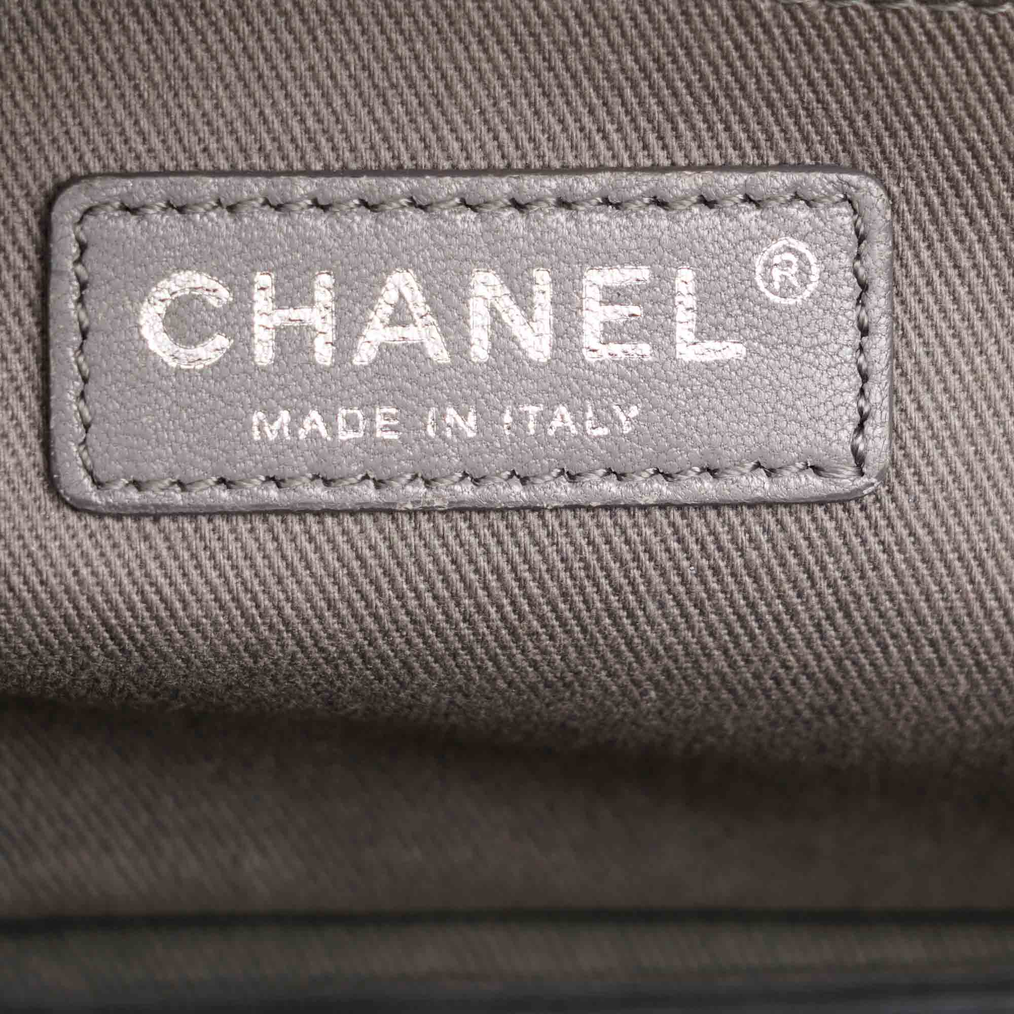 Chanel Old Medium Boy Bag Black Lambskin - CHANEL - Affordable Luxury image