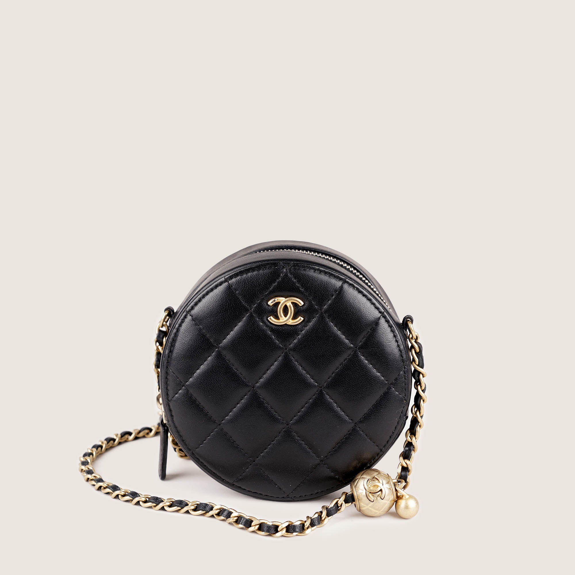 Chanel Round Pearl Crush Shoulder Bag - CHANEL - Affordable Luxury