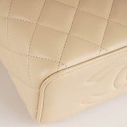 Chanel Vanity Top Handle Beige Lambskin - CHANEL - Affordable Luxury thumbnail image