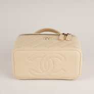 Chanel Vanity Top Handle Beige Lambskin - CHANEL - Affordable Luxury thumbnail image