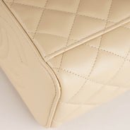 Chanel Vanity Top Handle Beige Lambskin - CHANEL - Affordable Luxury thumbnail image