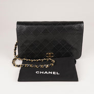 Chanel Vintage Full Flap Black Quilted Lambskin - CHANEL - Affordable Luxury thumbnail image