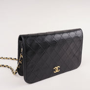 Chanel Vintage Full Flap Black Quilted Lambskin - CHANEL - Affordable Luxury thumbnail image