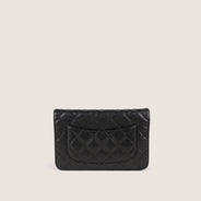Chanel Wallet on Chain Black Caviar Leather - CHANEL - Affordable Luxury thumbnail image
