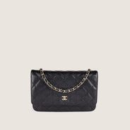 Chanel Wallet on Chain Black Caviar Leather - CHANEL - Affordable Luxury thumbnail image