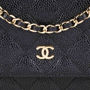 Chanel Wallet on Chain Black Caviar Leather - CHANEL - Affordable Luxury thumbnail image