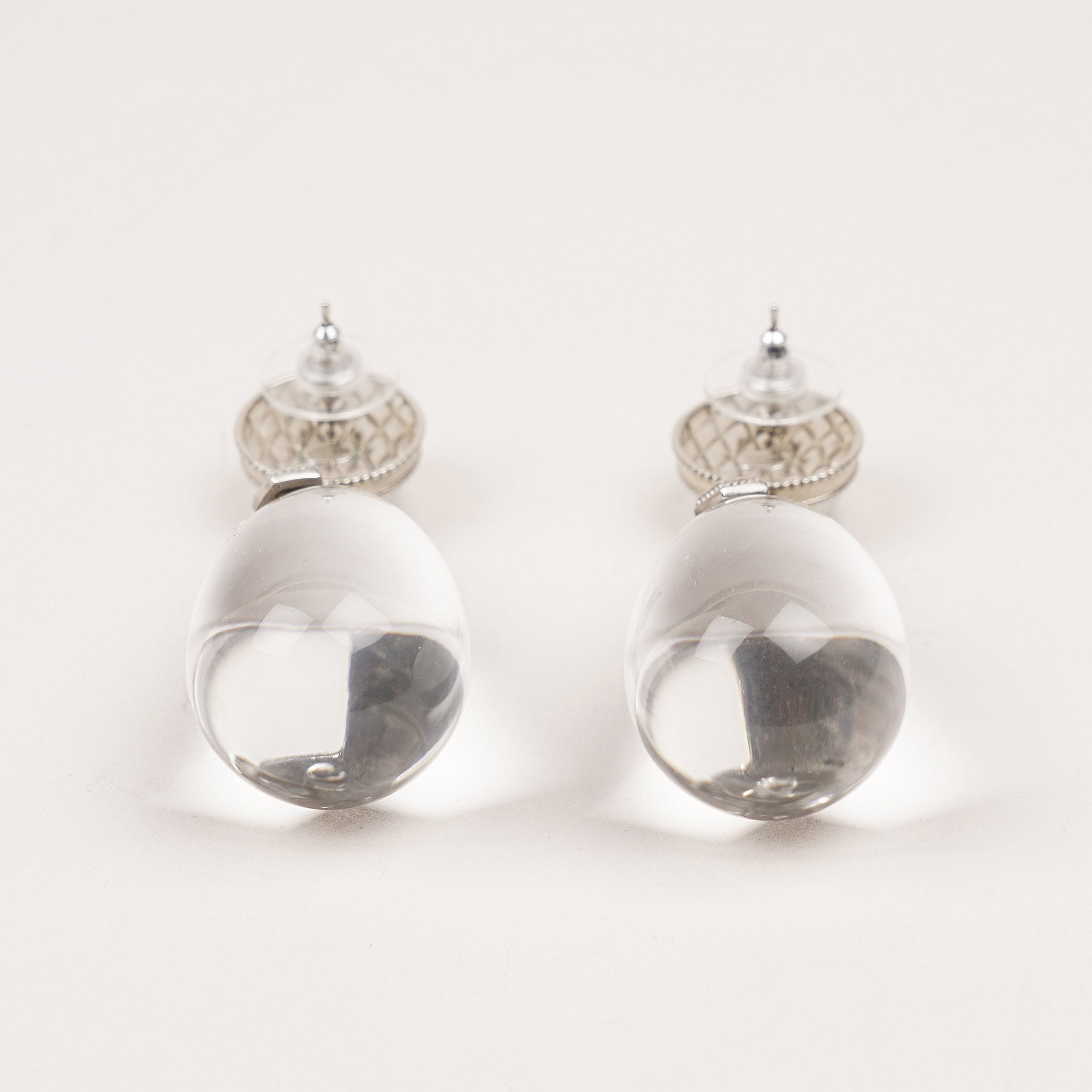 Chanel XL Crystal Drop Earrings - CHANEL - Affordable Luxury image