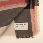 Check Cashmere Scarf - BURBERRY - Affordable Luxury thumbnail image