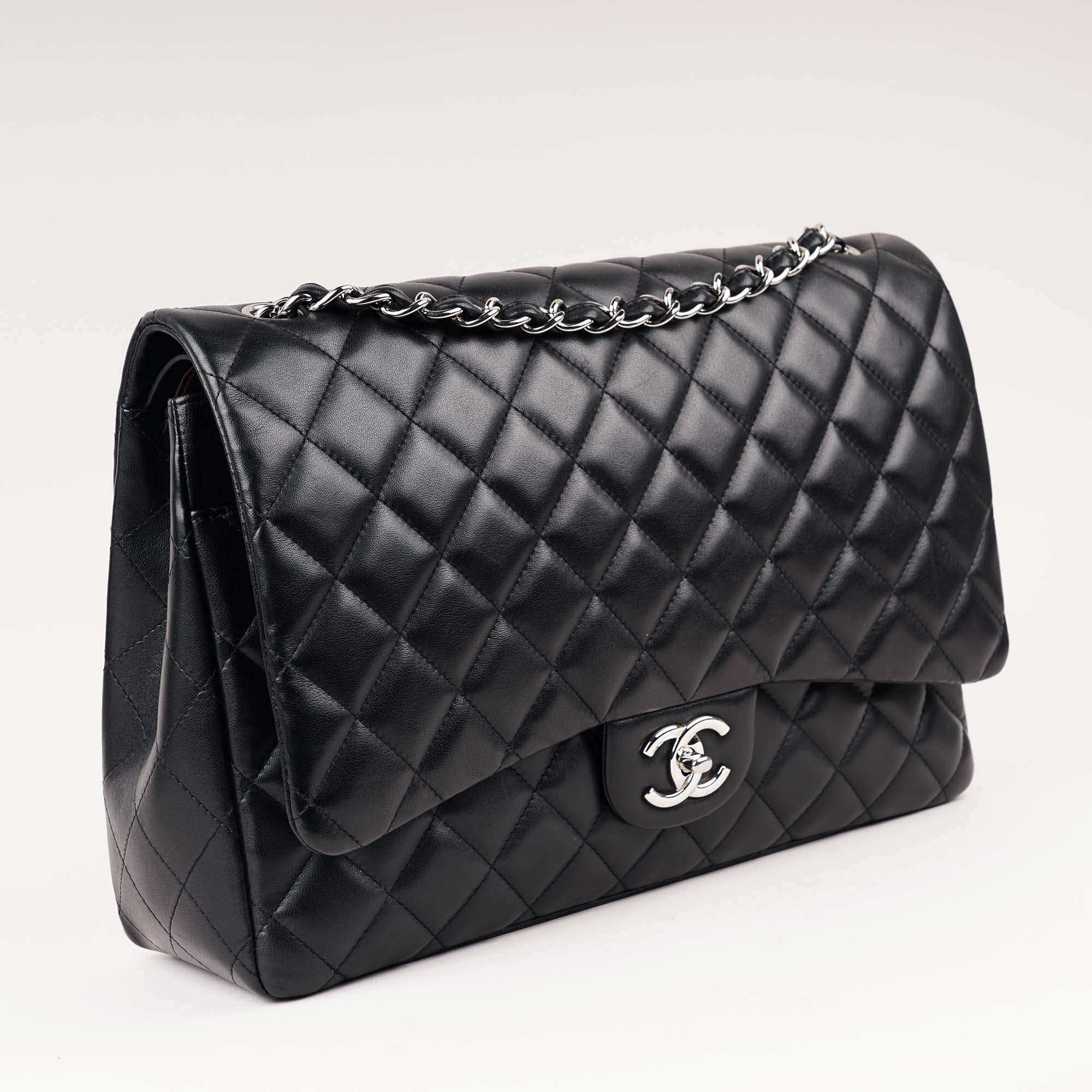 Classic Maxi Double Flap Bag - CHANEL - Affordable Luxury image