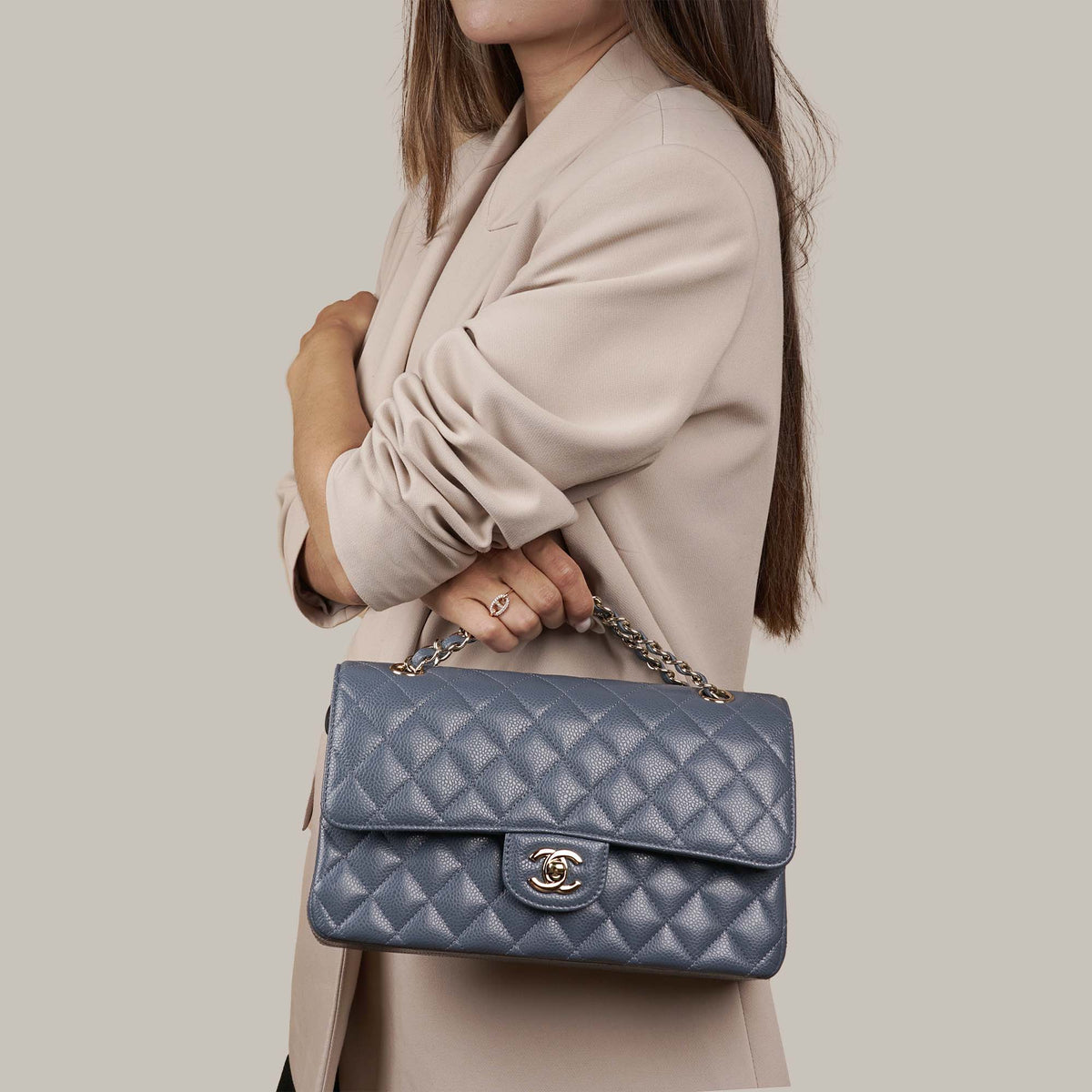 Classic Medium Double Flap Bag 2024 - CHANEL - Affordable Luxury image