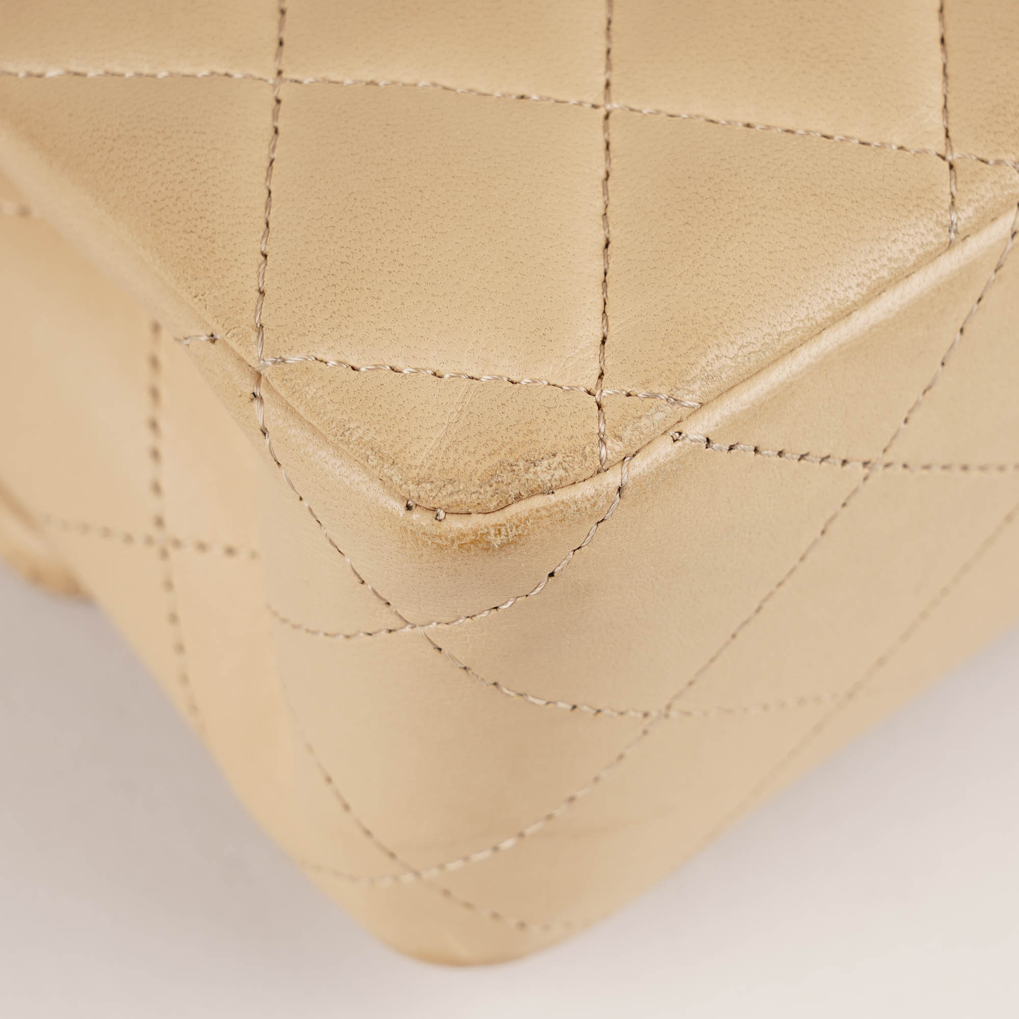 Classic Medium Double Flap Bag Beige 2023 - CHANEL - Affordable Luxury image