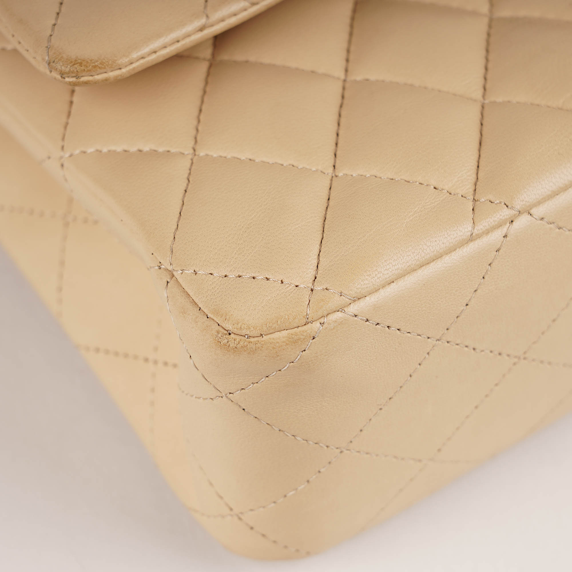 Classic Medium Double Flap Bag Beige 2023 - CHANEL - Affordable Luxury image