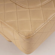 Classic Medium Double Flap Bag Beige - CHANEL - Affordable Luxury thumbnail image