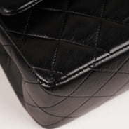 Classic Medium Double Flap Bag Black - CHANEL - Affordable Luxury thumbnail image