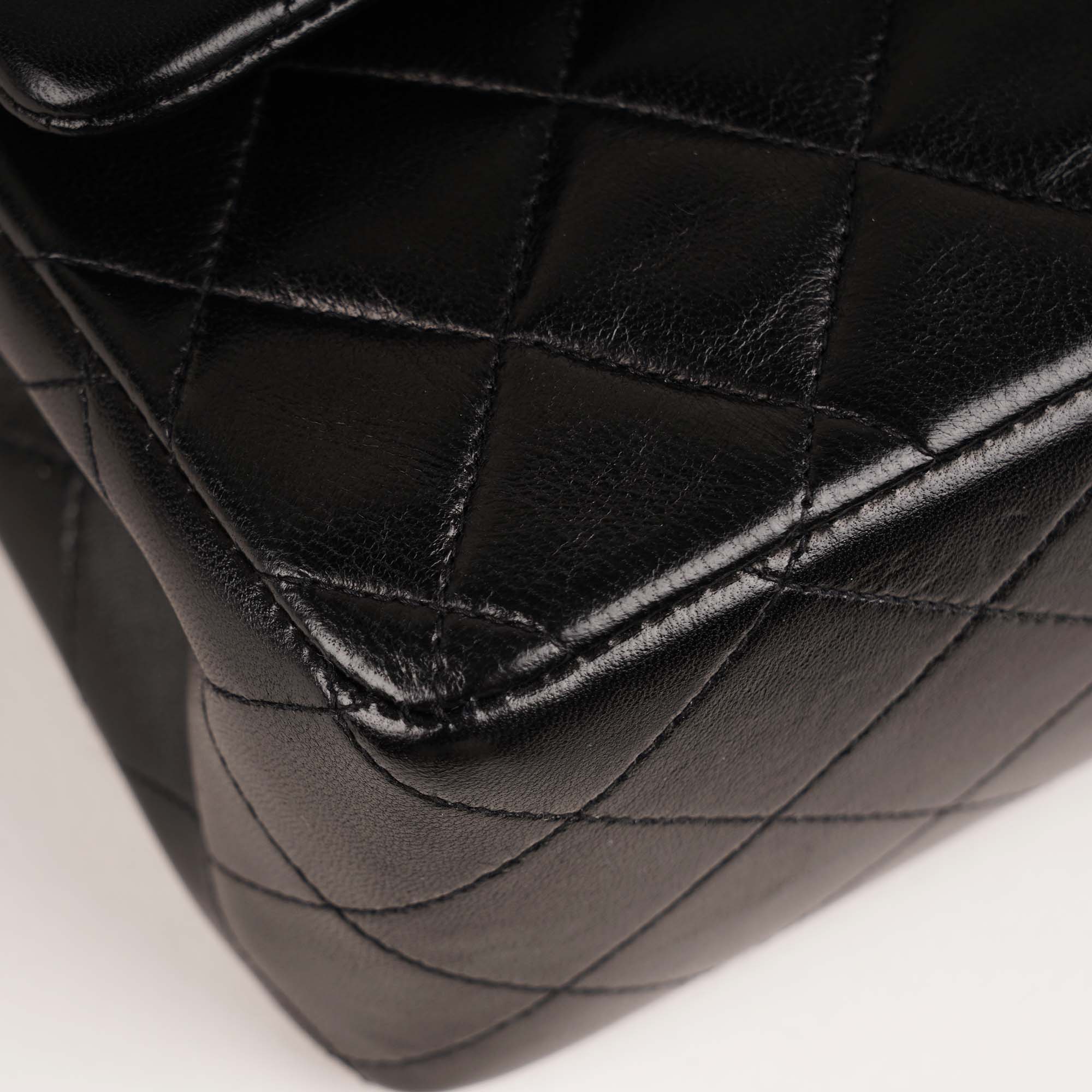 Classic Medium Double Flap Bag Black - CHANEL - Affordable Luxury image