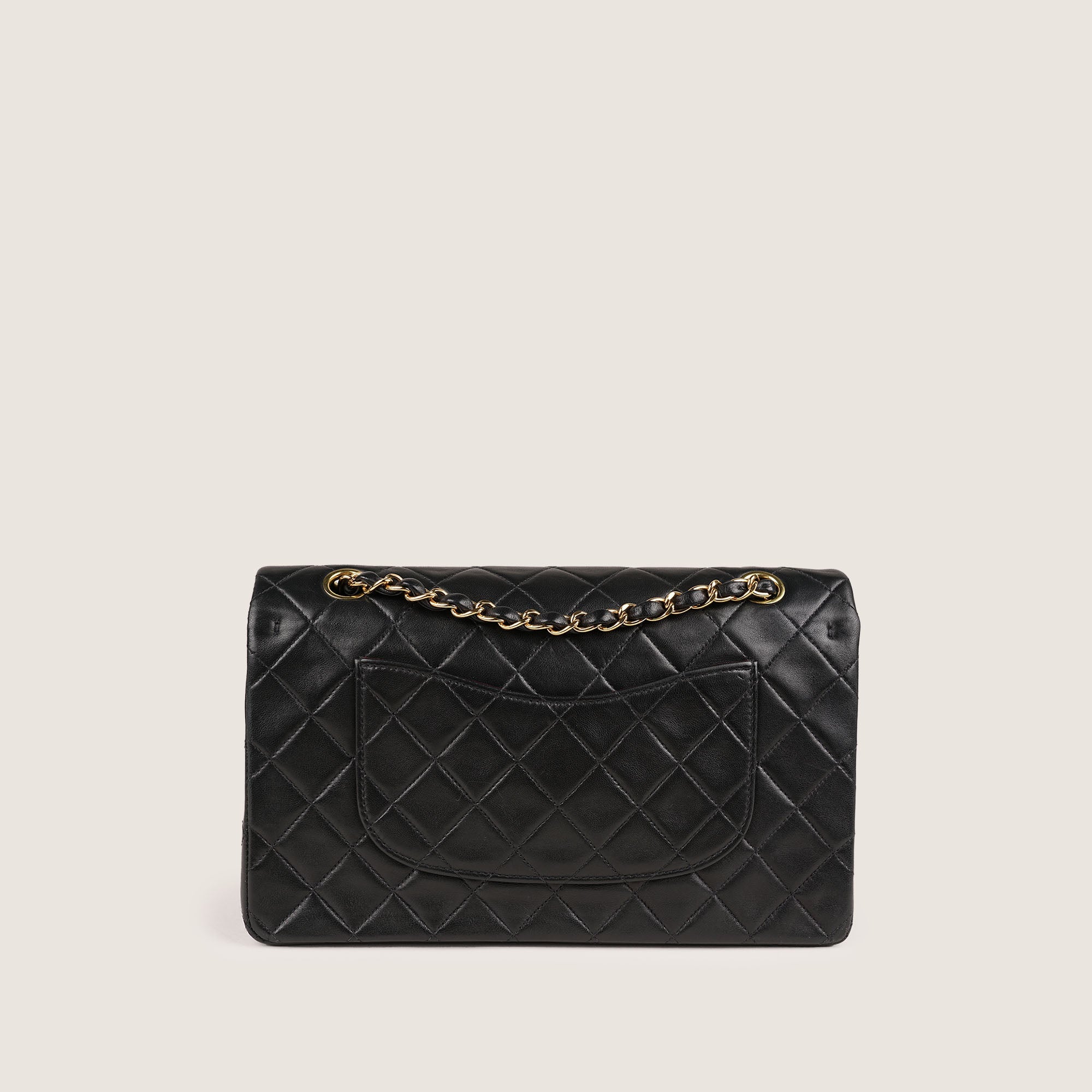 Classic Medium Double Flap Bag Black - CHANEL - Affordable Luxury