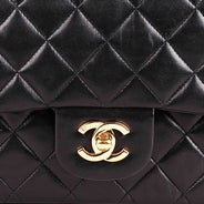 Classic Medium Double Flap Bag Black - CHANEL - Affordable Luxury thumbnail image