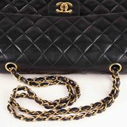 Classic Medium Double Flap Bag Black - CHANEL - Affordable Luxury thumbnail image