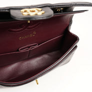 Classic Medium Double Flap Bag Black - CHANEL - Affordable Luxury thumbnail image