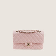 Classic Medium Double Flap Bag Powder Pink 2022 - CHANEL - Affordable Luxury thumbnail image