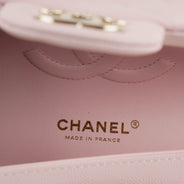 Classic Medium Double Flap Bag Powder Pink 2022 - CHANEL - Affordable Luxury thumbnail image