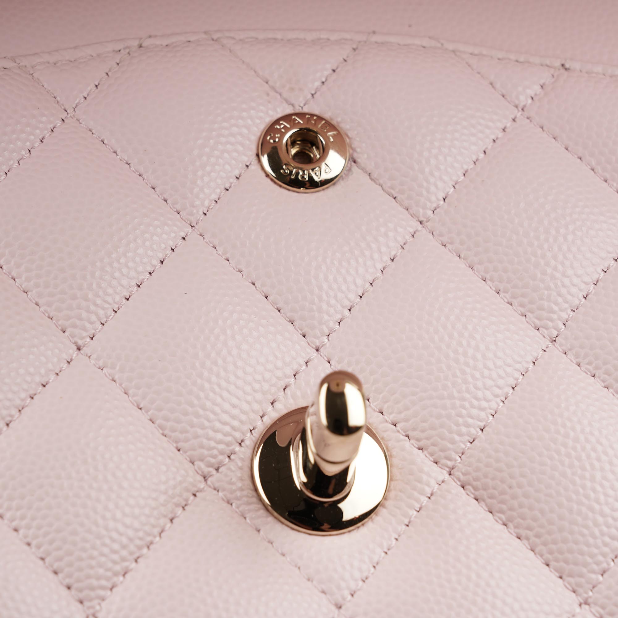 Classic Medium Double Flap Light Pink 2022 - CHANEL - Affordable Luxury image