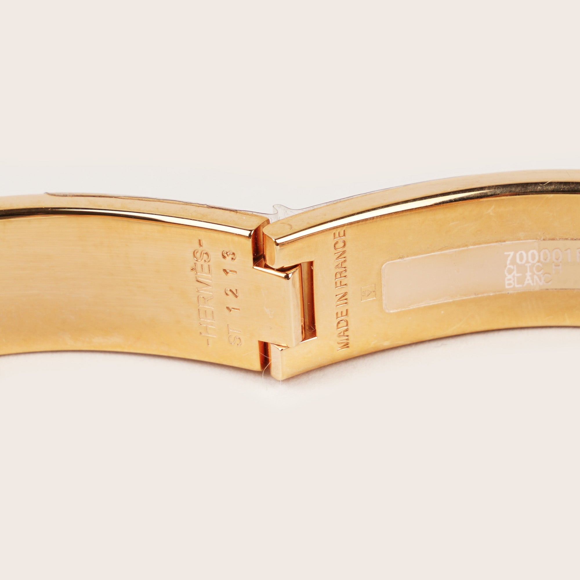 Clic H Bracelet - HERMÈS - Affordable Luxury image