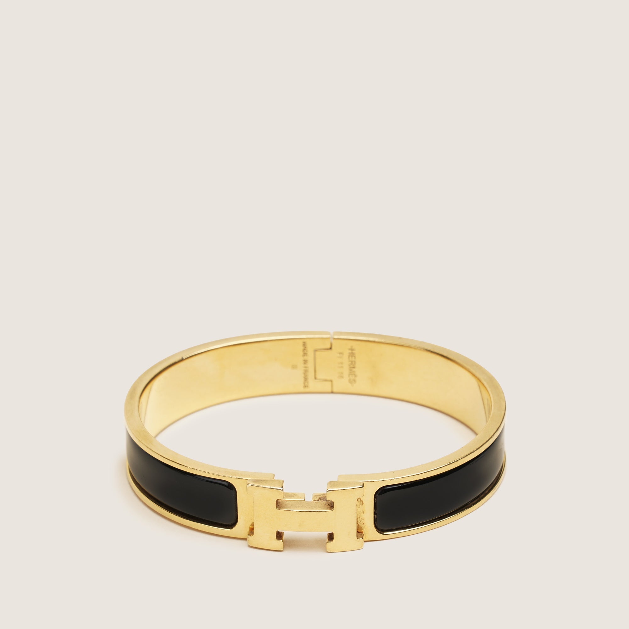 Clic H Bracelet GM - HERMÈS - Affordable Luxury image