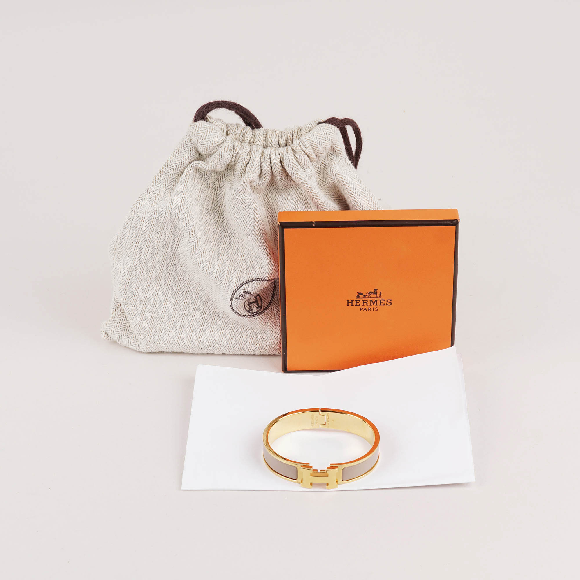 Clic H Bracelet PM - HERMÈS - Affordable Luxury image