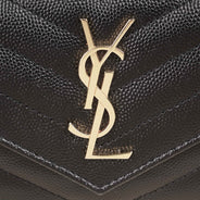 Compact Trifold Wallet - SAINT LAURENT - Affordable Luxury thumbnail image