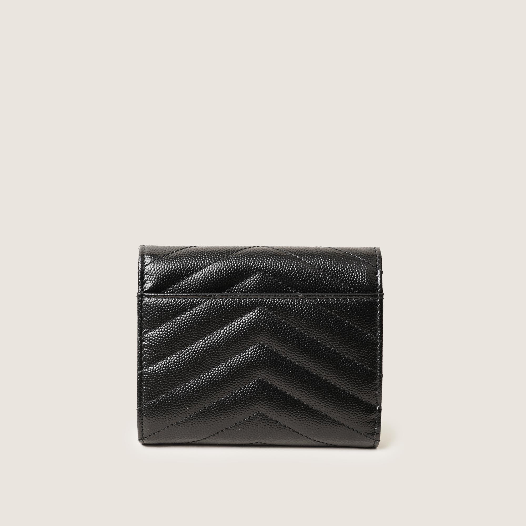 Compact Trifold Wallet - SAINT LAURENT - Affordable Luxury image