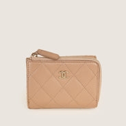 Compact Zipped Wallet - CHANEL - Affordable Luxury thumbnail image